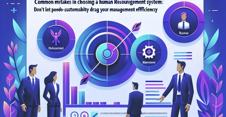 人事管理系统选购误区：别让 "伪定制化" 拖垮你的管理效率